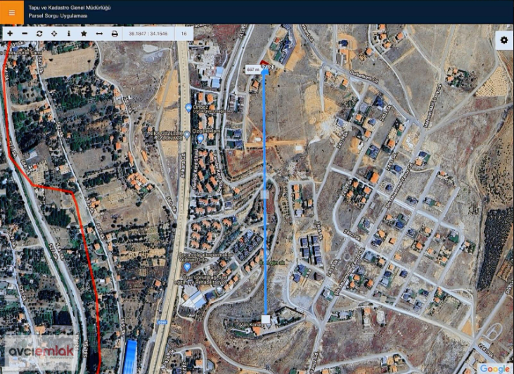 506 m2-İL EMNİYET MÜD. YAKINI,SEÇKİN KONUMDA VİLLA PARSELİ