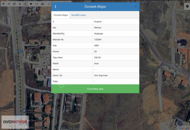 506 m2-İL EMNİYET MÜD. YAKINI,SEÇKİN KONUMDA VİLLA PARSELİ