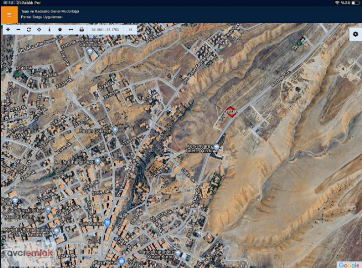 HASTAHANE İLERİSİ 4 KAT 1866 m2 ADA ! (YATIRIM FIRSATI)