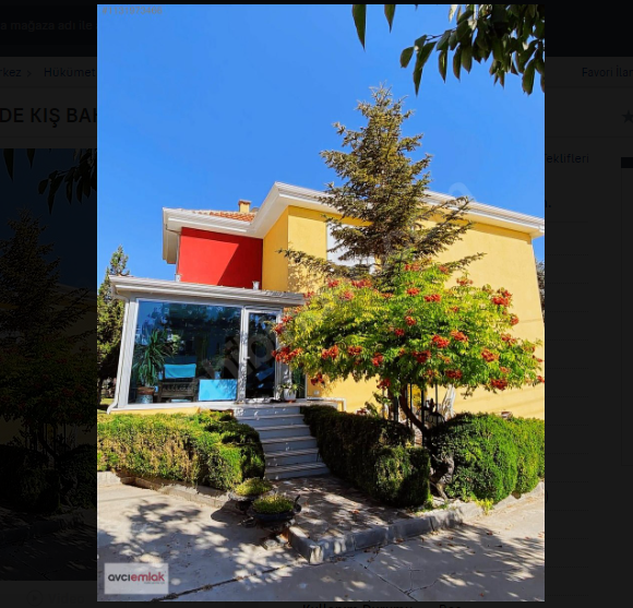 80. YIL SİTESİNDE KIŞ BAHÇELİ VİLLA